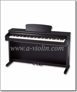 88 tuşlu Kahverengi/Siyah Dijital Dik Piyano (DP810)