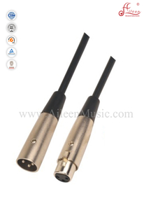 6 mm Siyah Spiral Kalkanlı Mikrofon Kablosu (AL-M010)