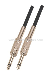 Nikel Konnektörlü PVC Gitar Kablosu Enstrüman Kabloları(AL-G024)