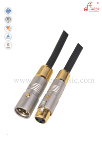 6,5 mm Siyah Xlr Mikrofon Kablosu Kablo Tesisatı PVC Mikrofon Kablosu (AL-M013)