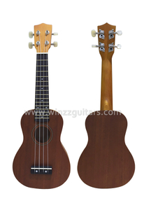 Yeni Tamamen sapelli kontrplak üst normal teller ukulele (AU006L)