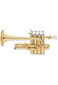 bB Key Intermediate Piccolo Trompet 4 Pistonlu(PCT-M400G)
