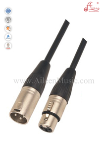 6,5 mm Siyah Örgü Korumalı Xlr Mikrofon Kablosu (AL-M006)