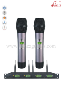 (AL-4000UM)El Tipi Dört Kanallı Alıcı FM UHF Kablosuz Mikrofon